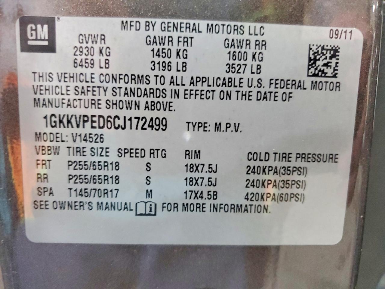 GMC Acadia Sle
