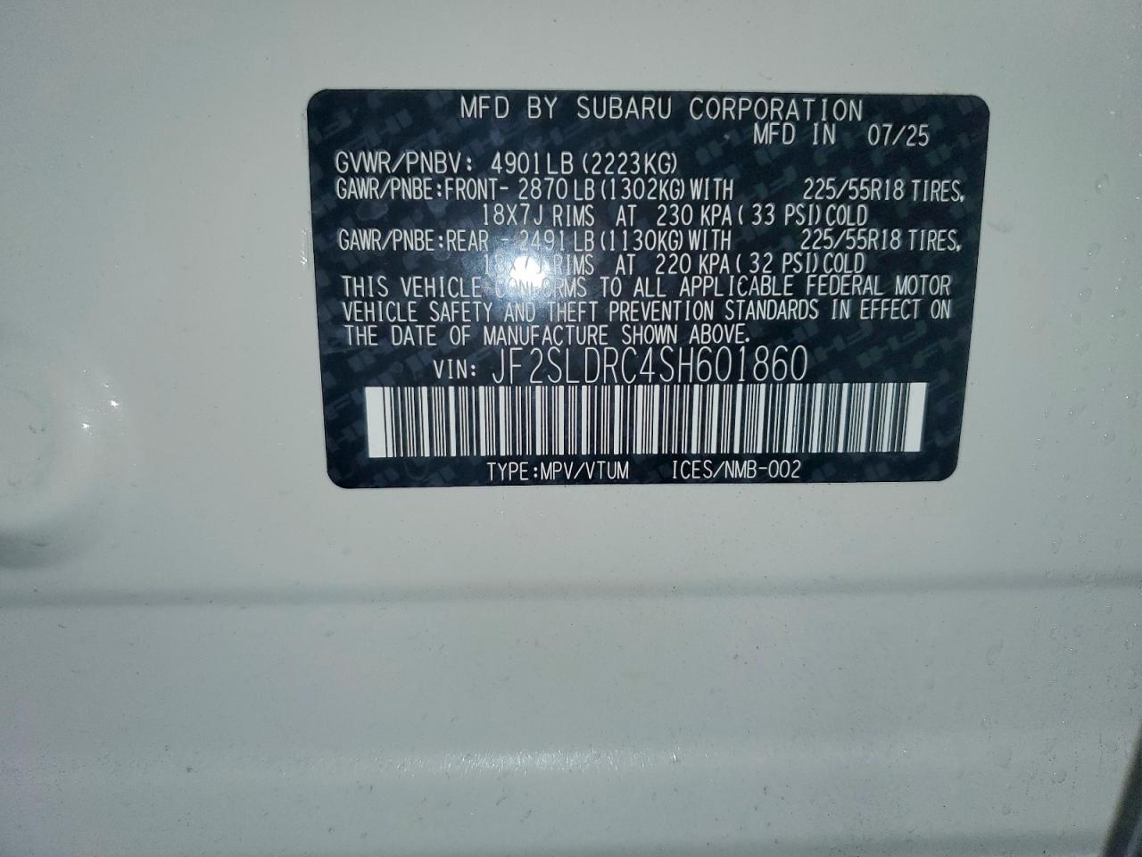 Subaru Forester Limited