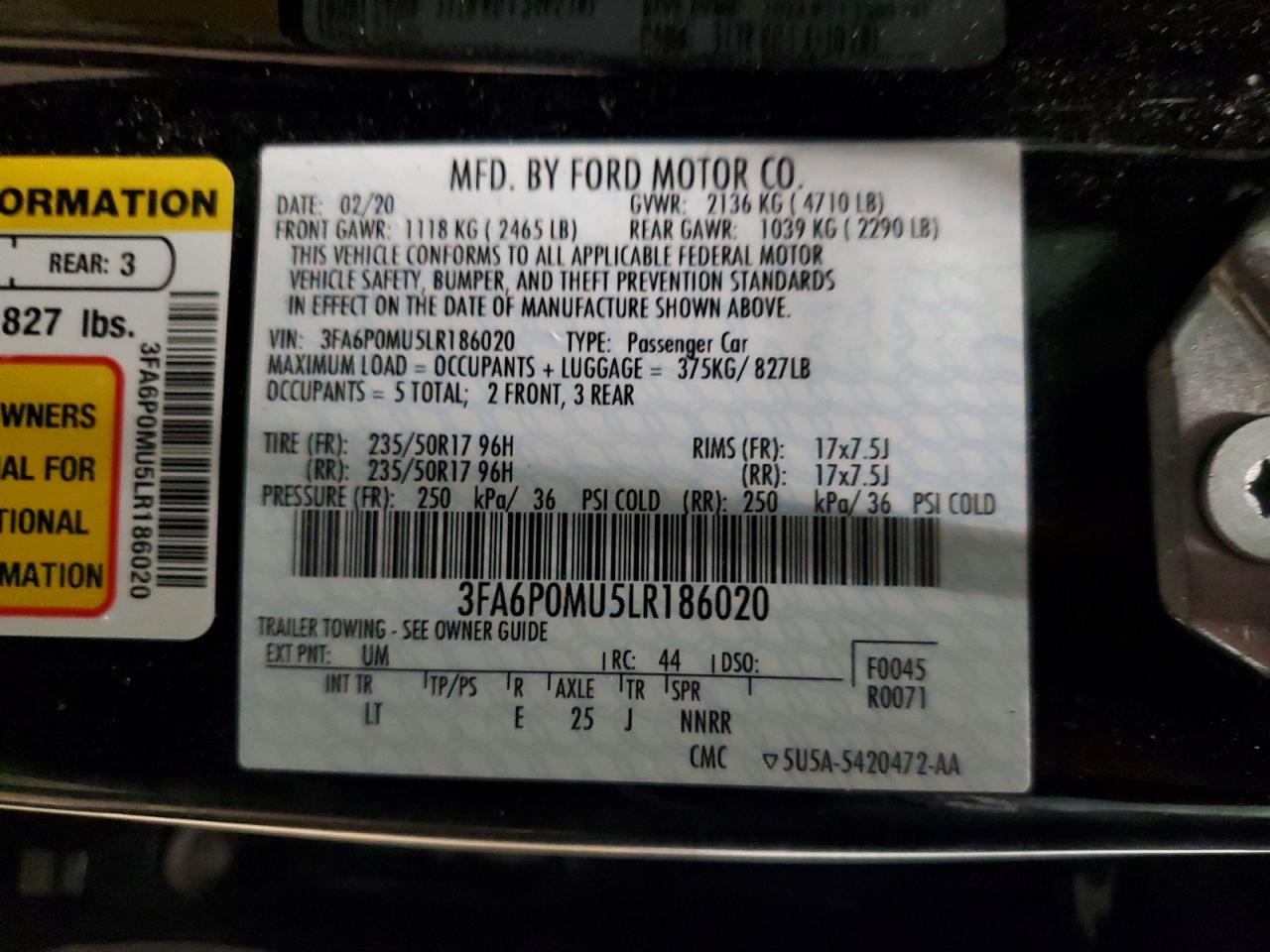 Ford Fusion Sel