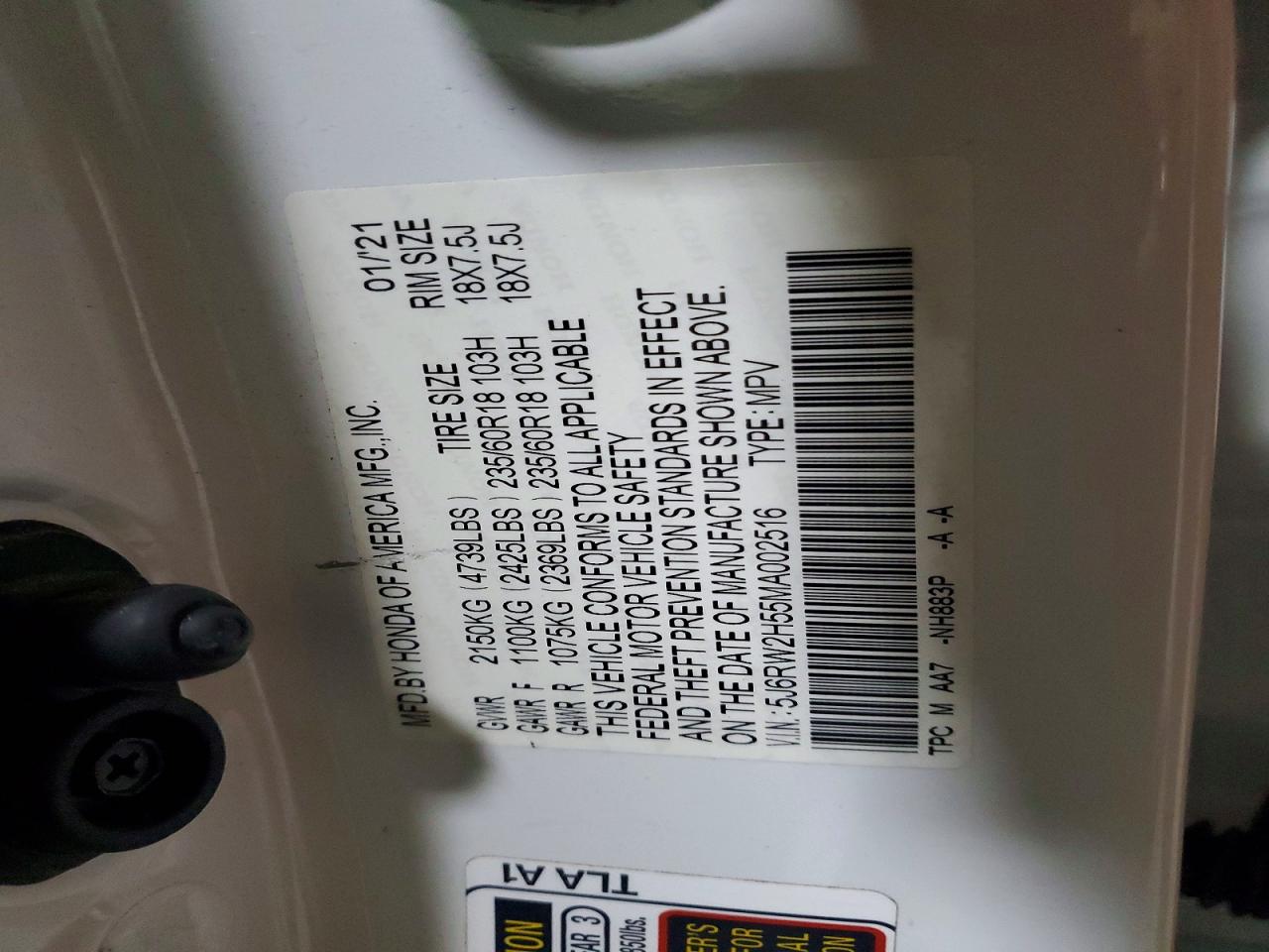 Honda Crv Ex