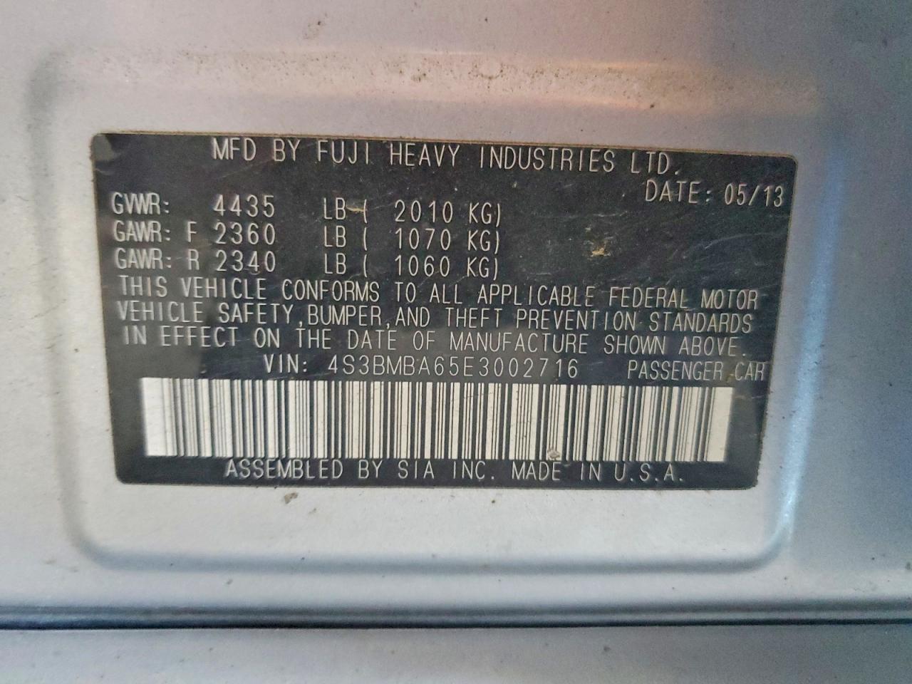 Subaru Legacy 2.5i