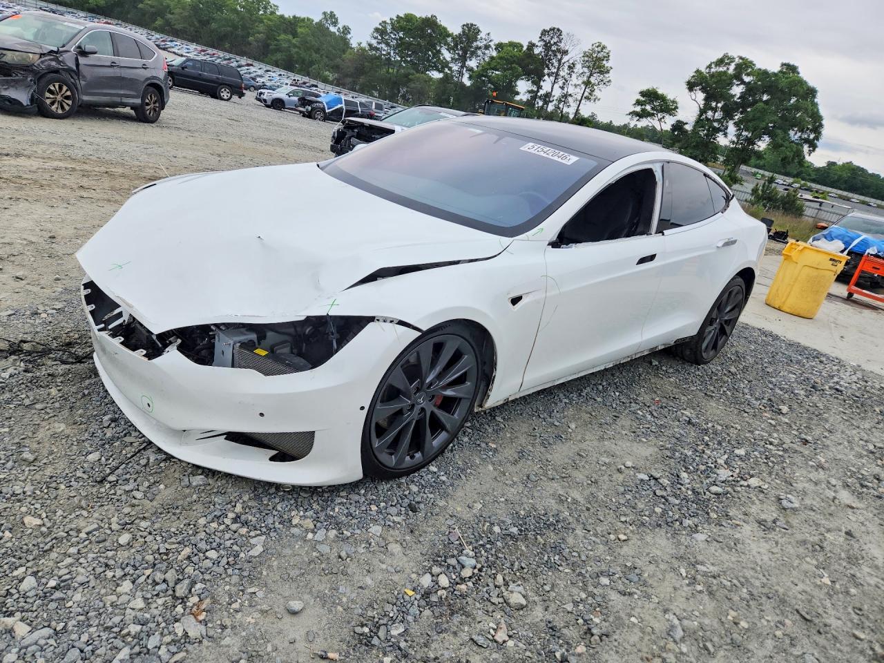 Salvage Tesla Model S Image