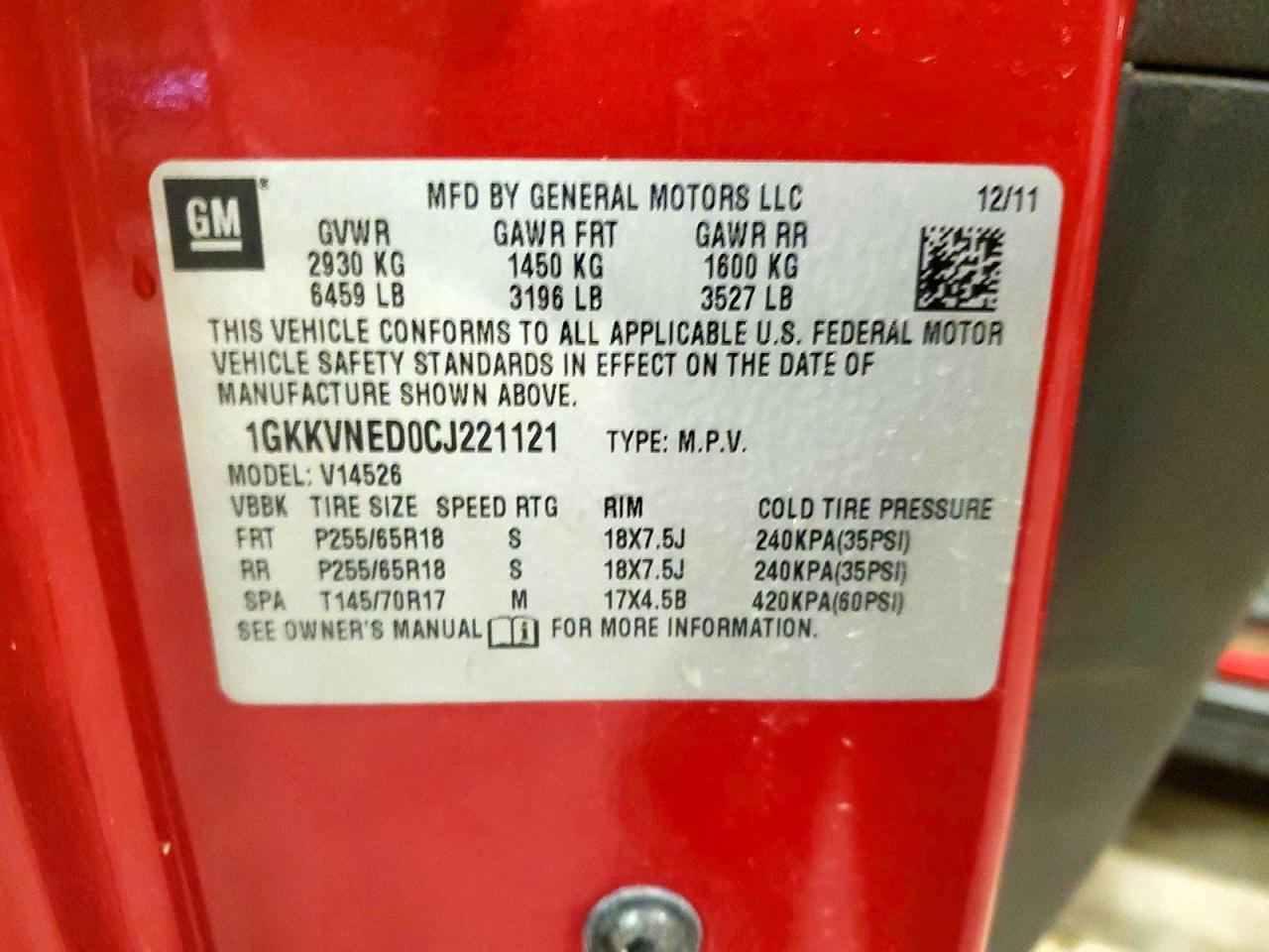 GMC Acadia Sle