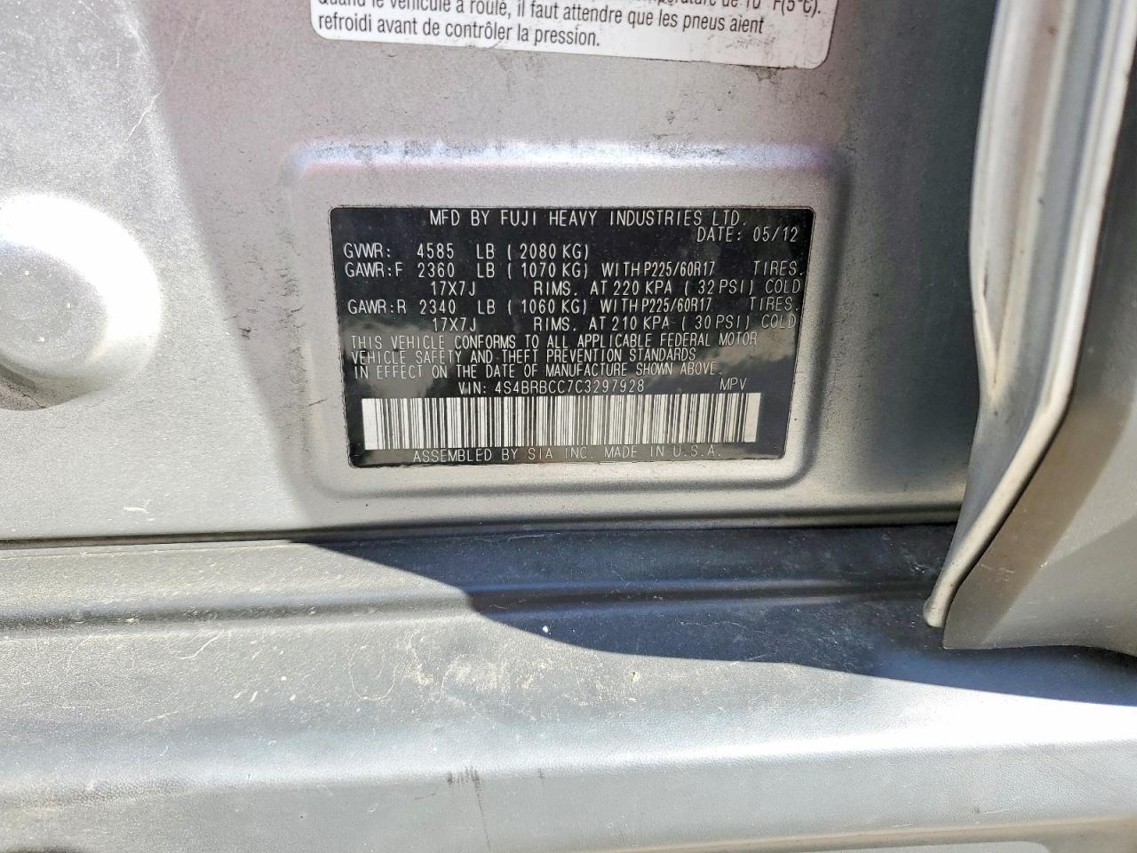 Subaru Outback 2.5i Premium