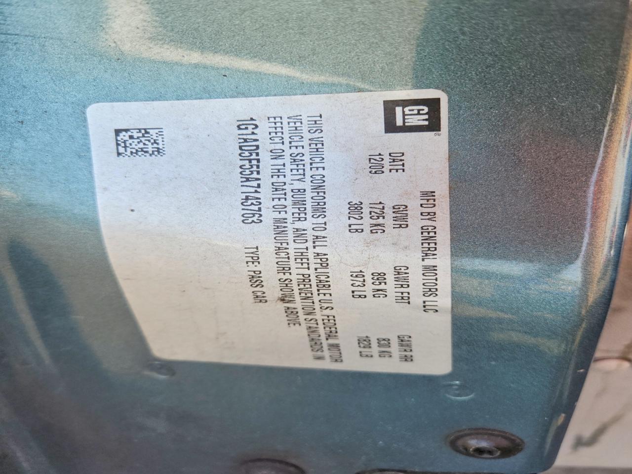 Chevrolet Cobalt 1lt