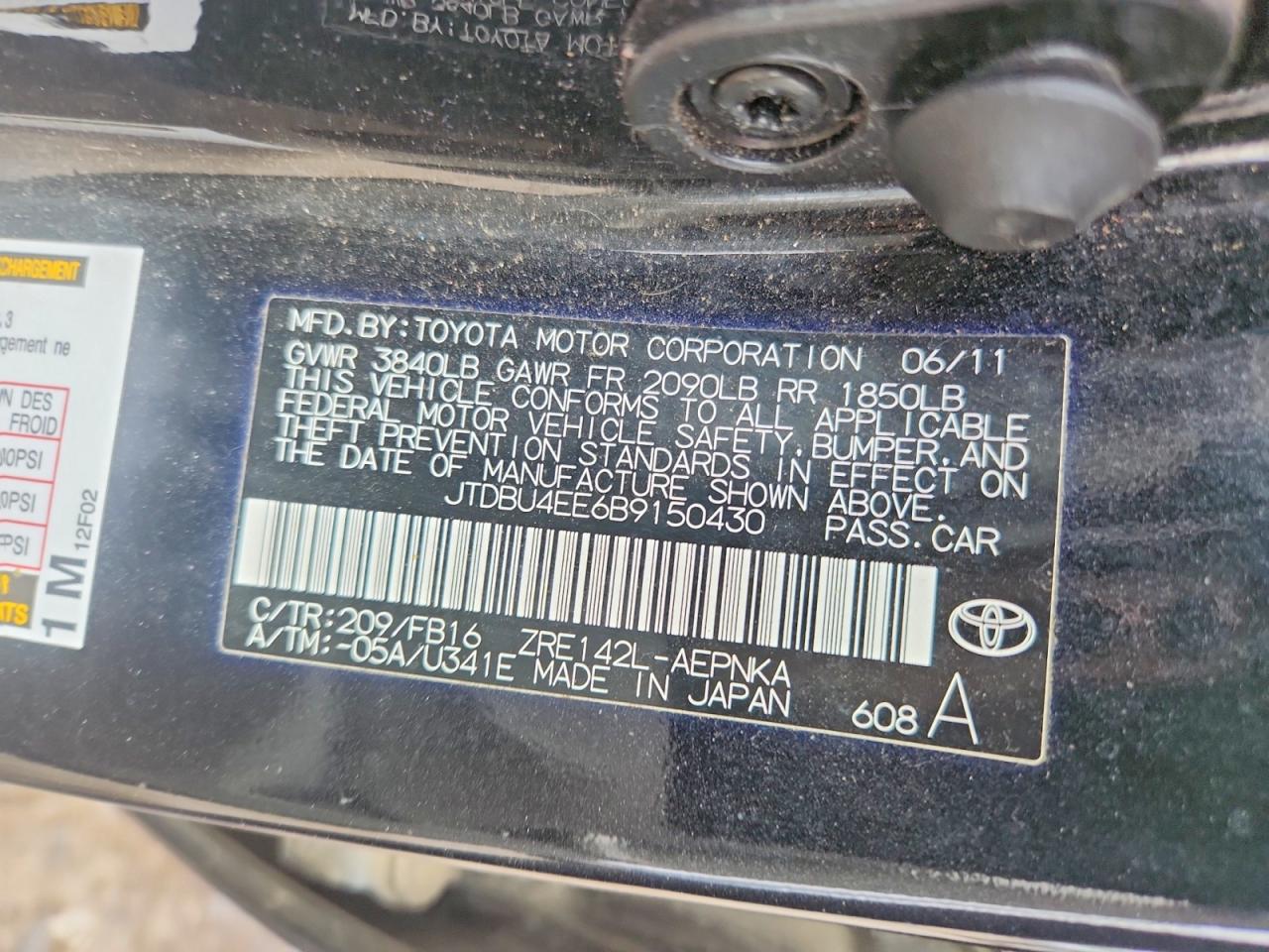 Toyota Corolla Le