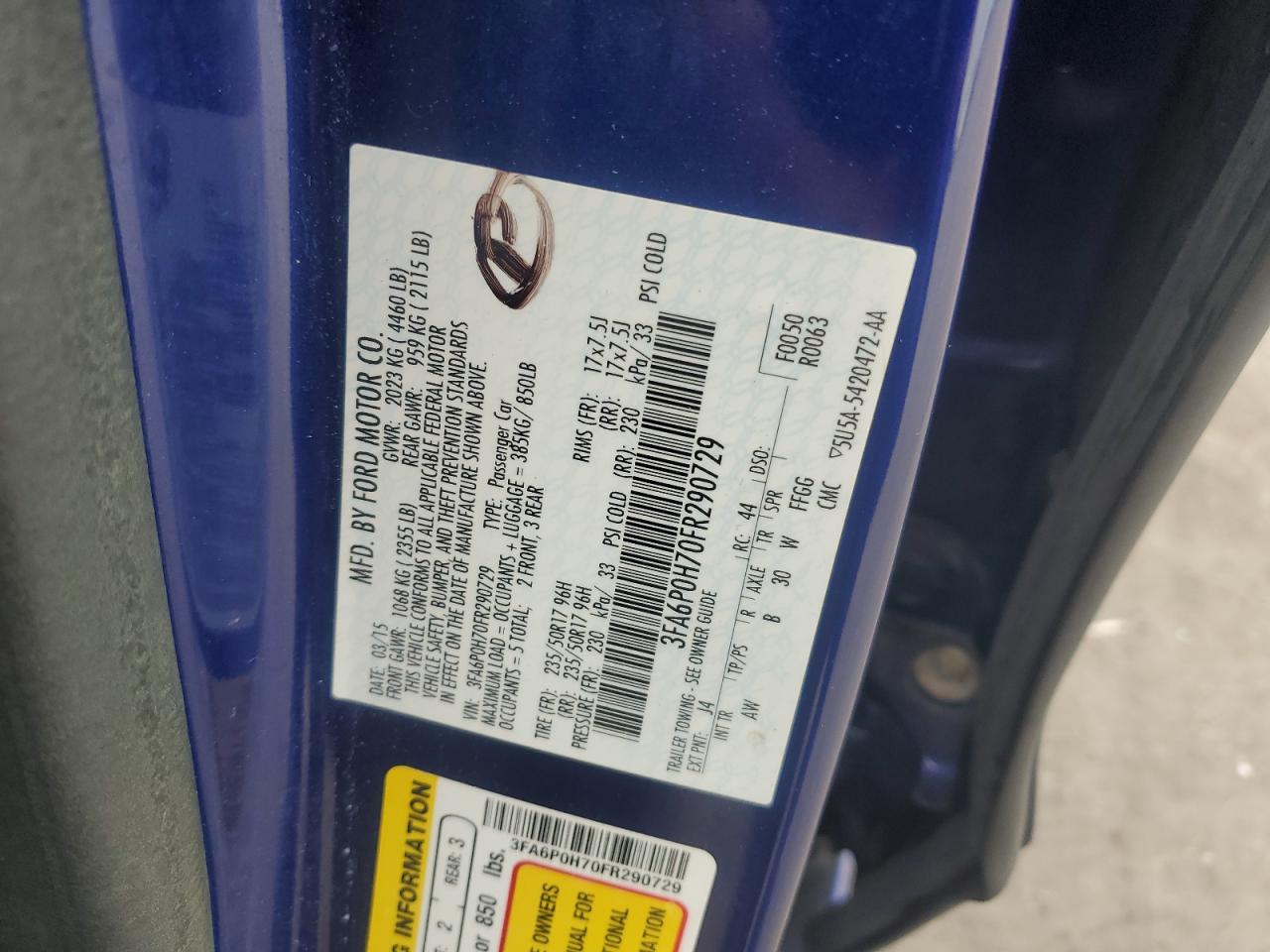 Ford Fusion Se