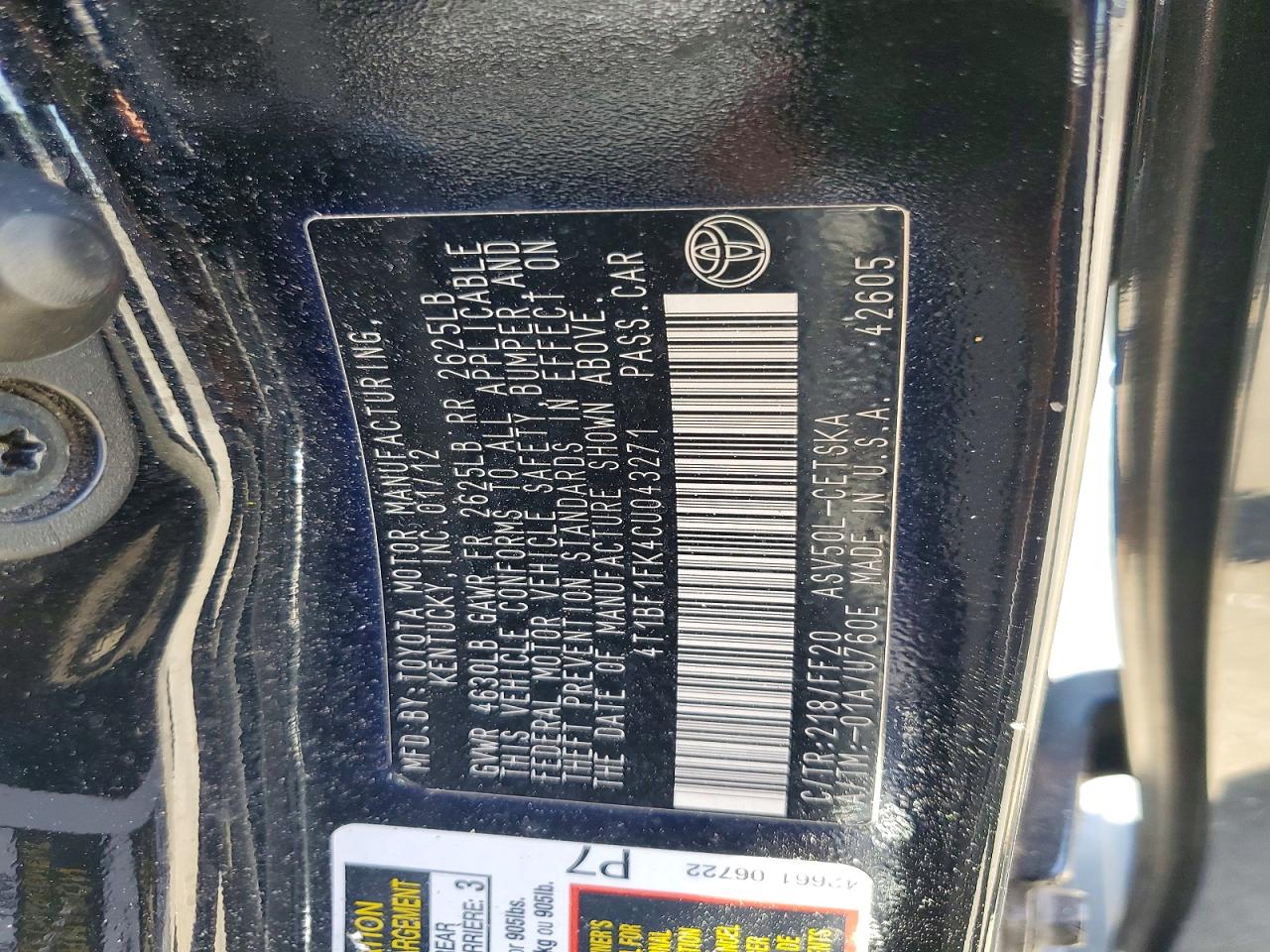 Toyota Camry Se