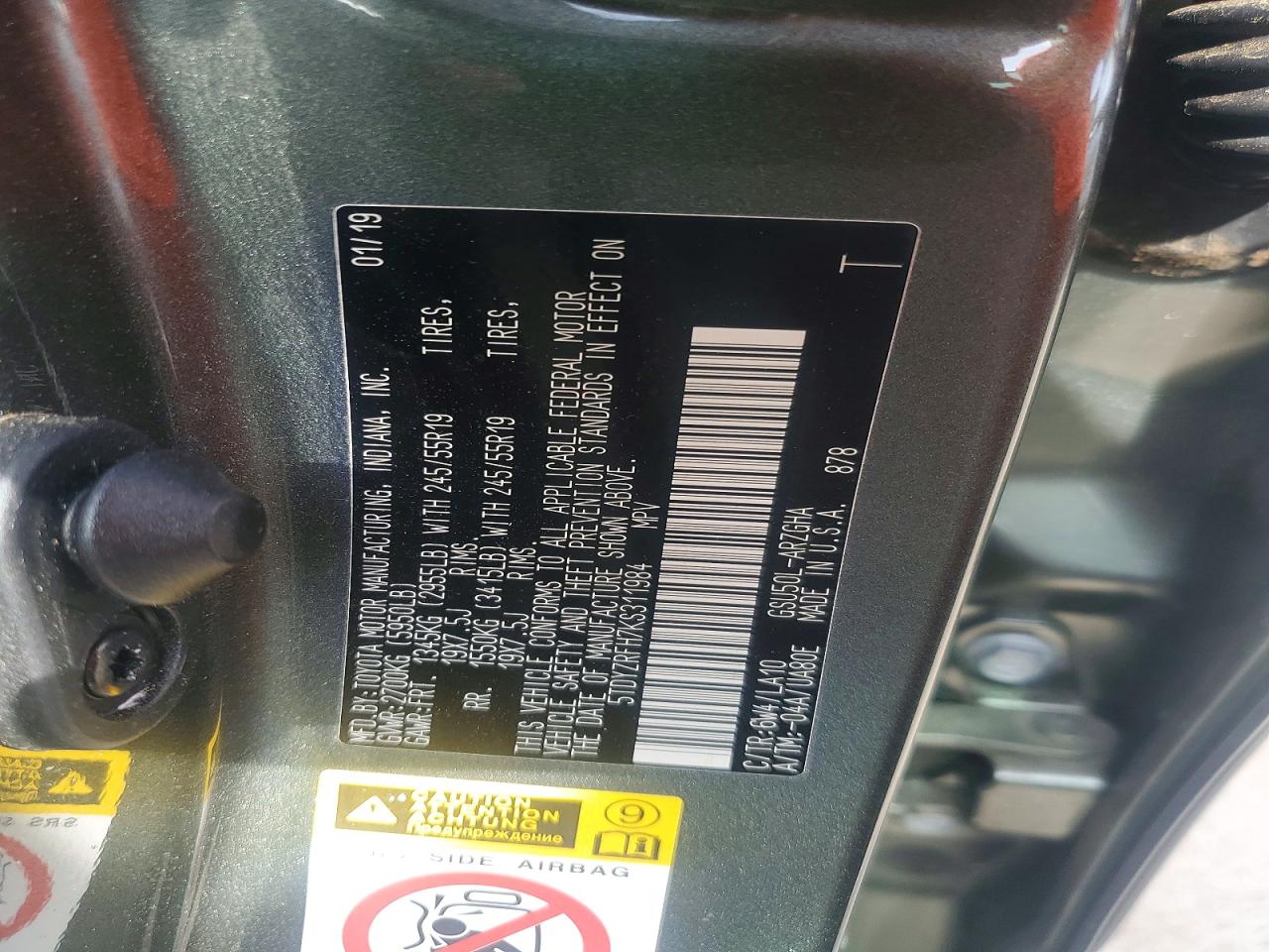 Toyota Highlander Limited Platinum