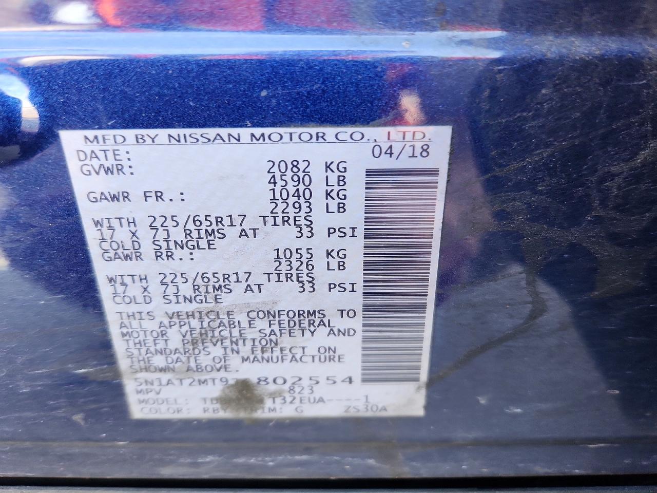 Nissan Rogue Sv
