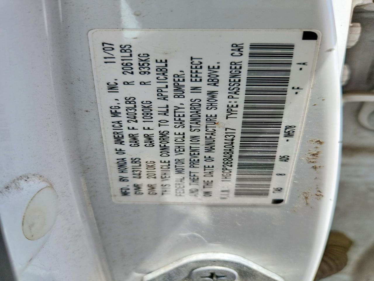 Honda Accord Exl