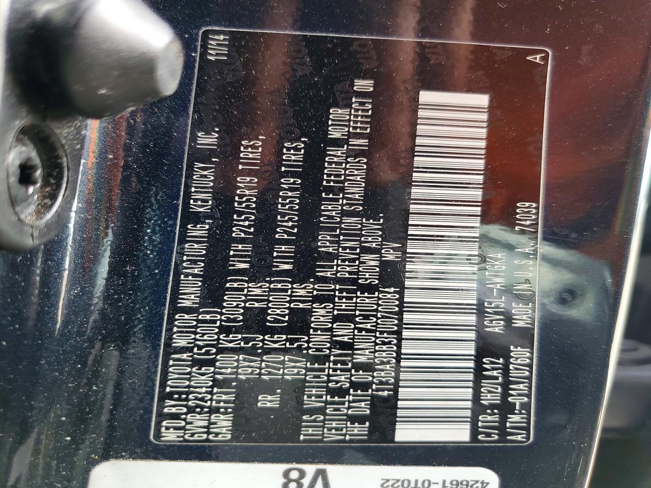 Toyota Venza Xle