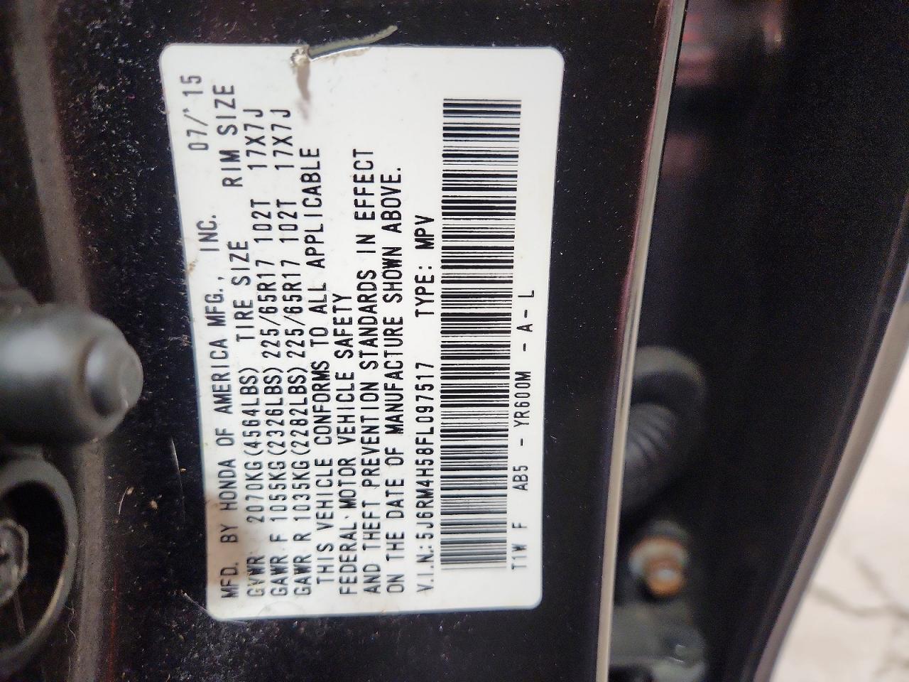 Honda Crv Ex