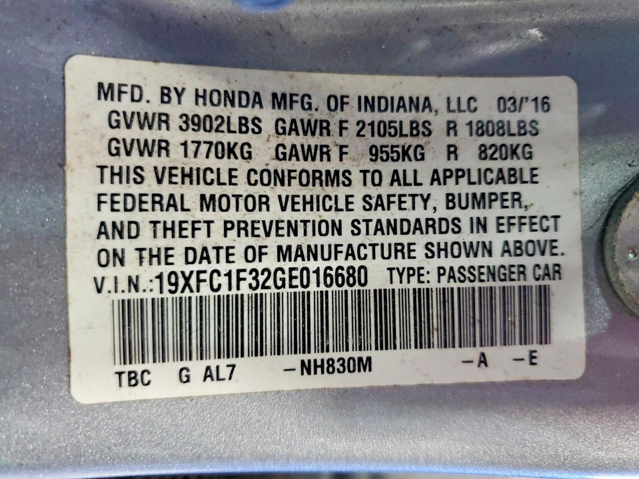 Honda Civic Ex