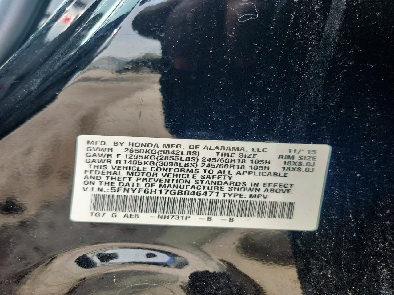 Honda Pilot Lx