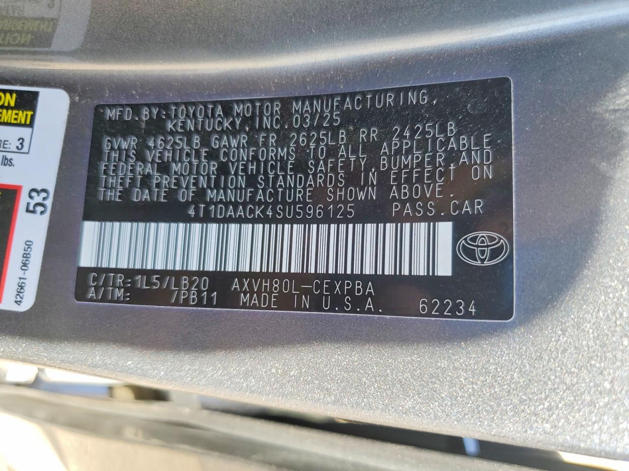 Toyota Camry Xse