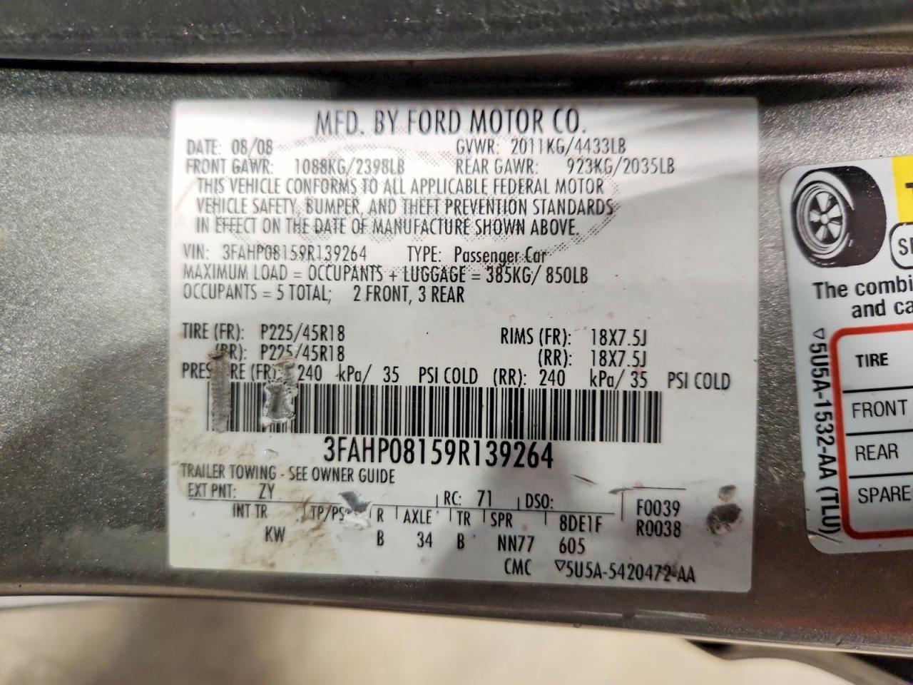 Ford Fusion Sel