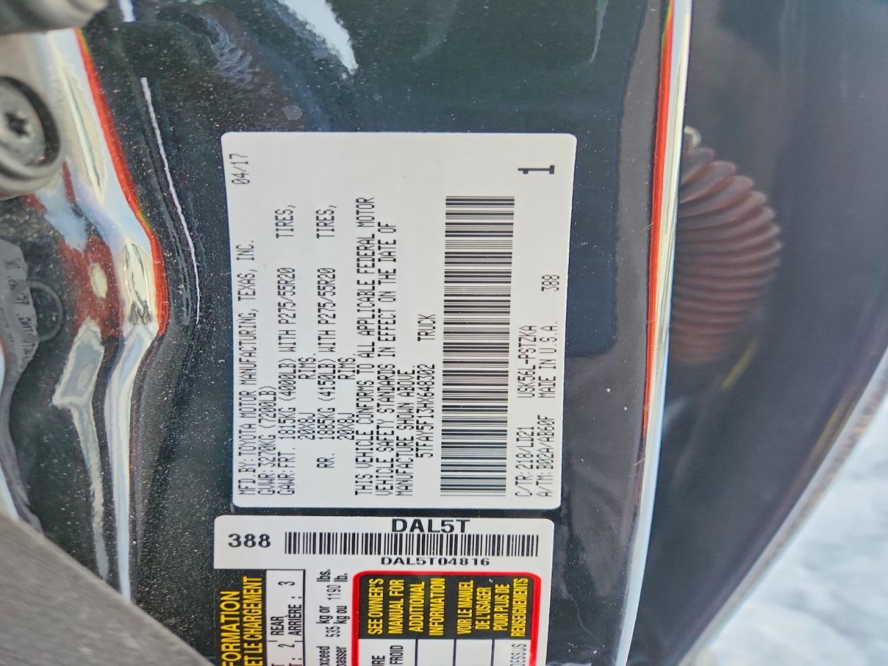 Toyota Tundra Crewmax 1794
