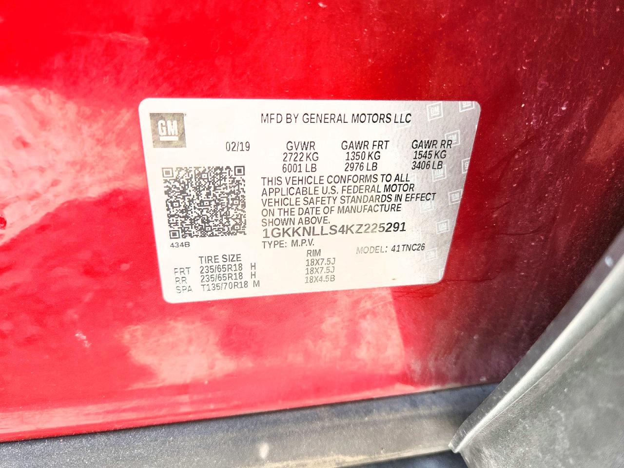 GMC Acadia Sle