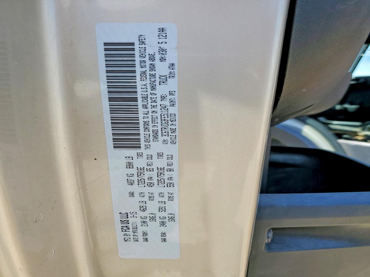 Ram Promaster 2500 High