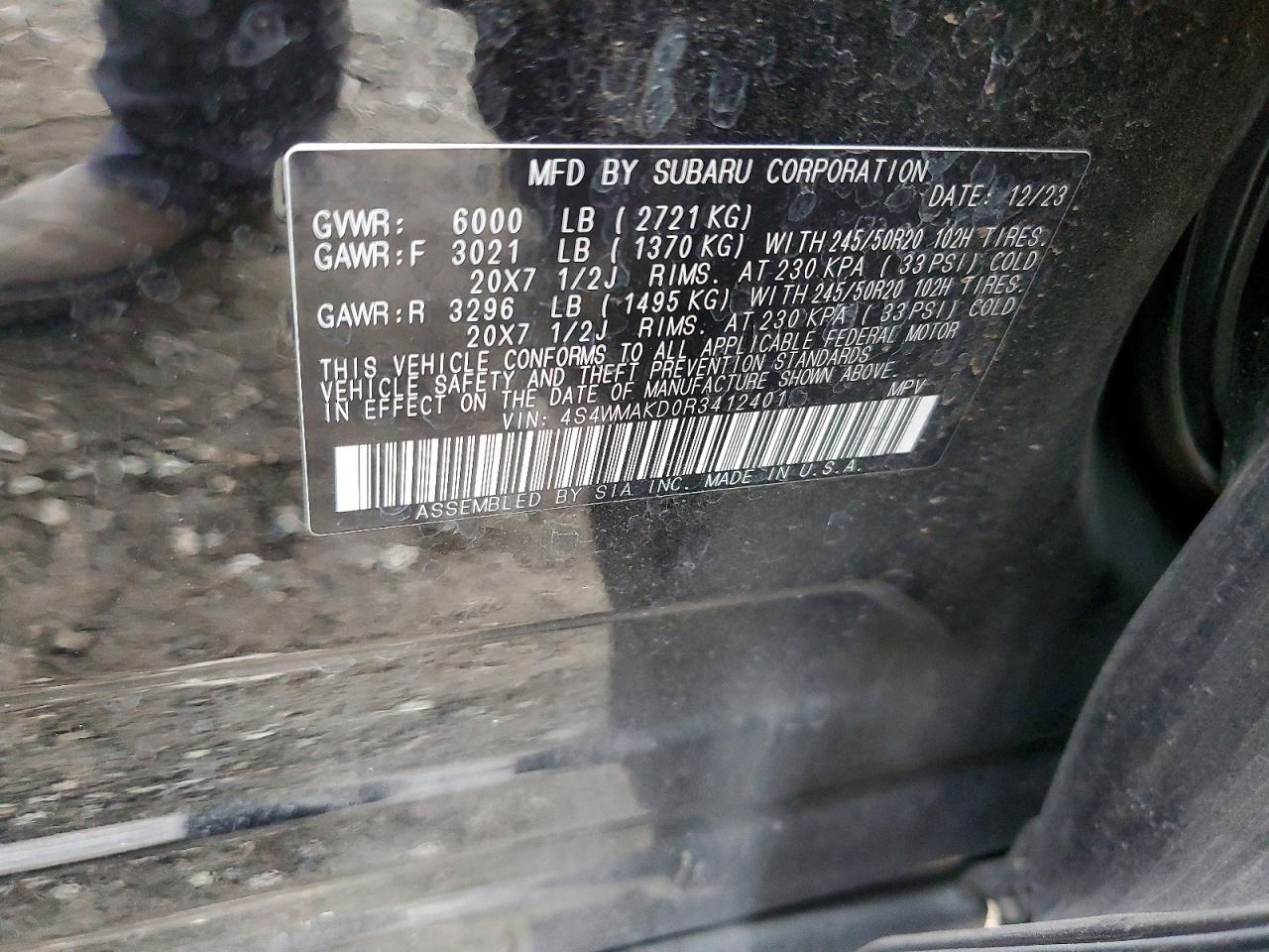 Subaru Ascent Onyx Edition