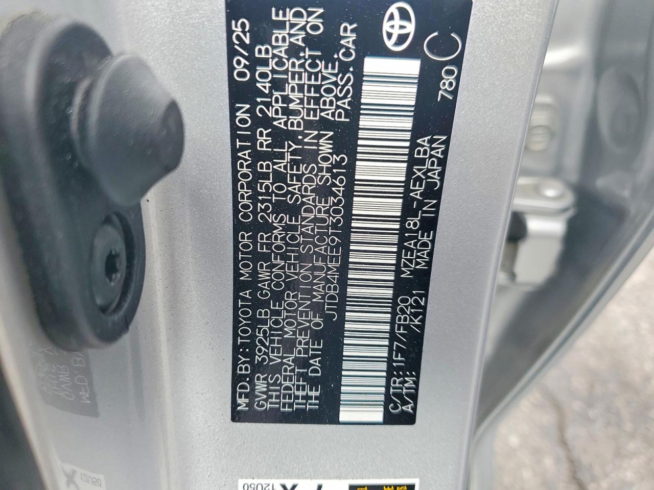 Toyota Corolla Le
