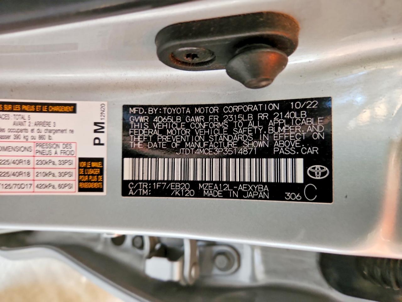 Toyota Corolla Xse