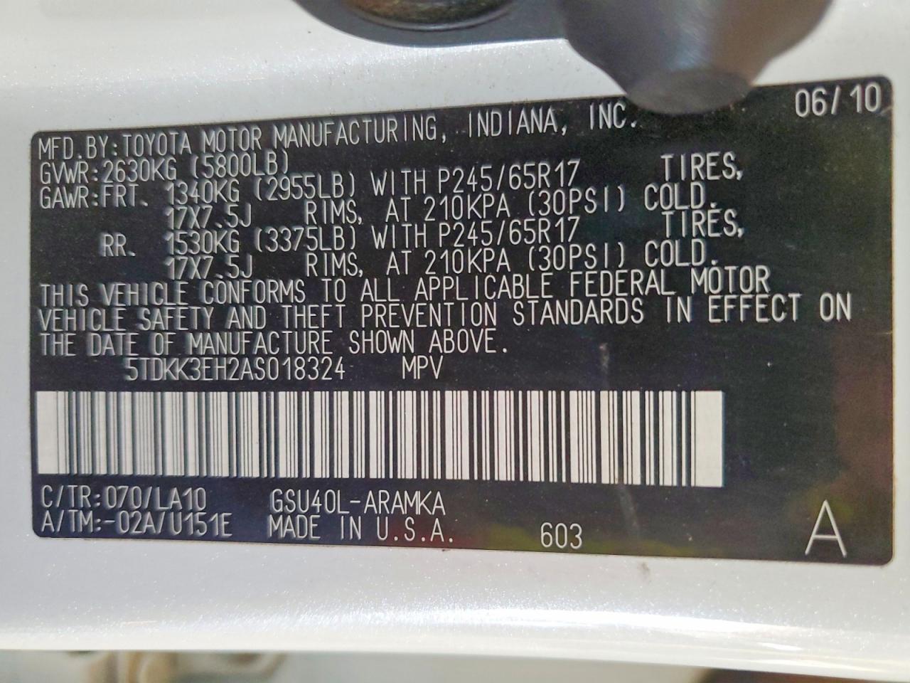 Toyota Highlander Se