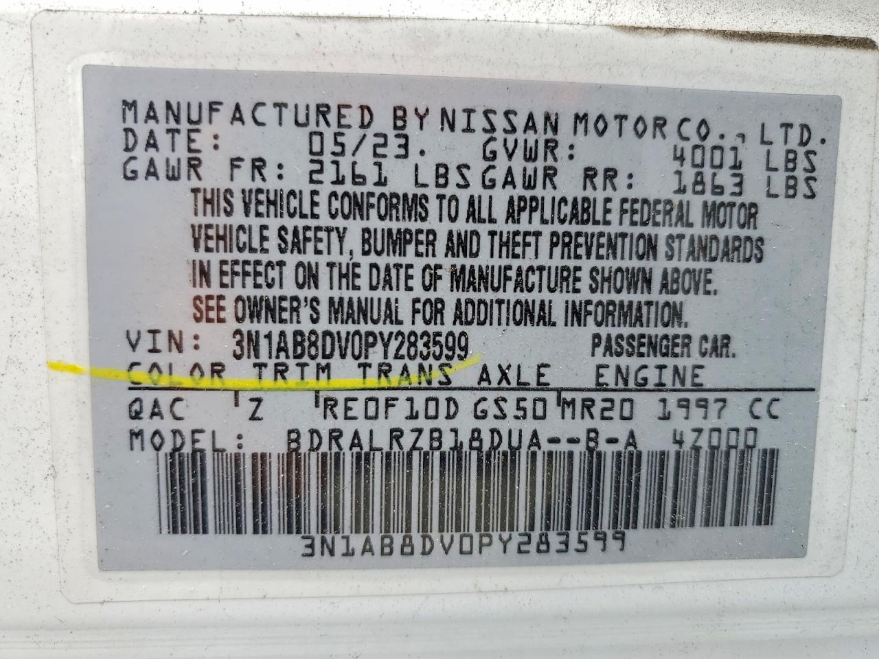Nissan Sentra Sr