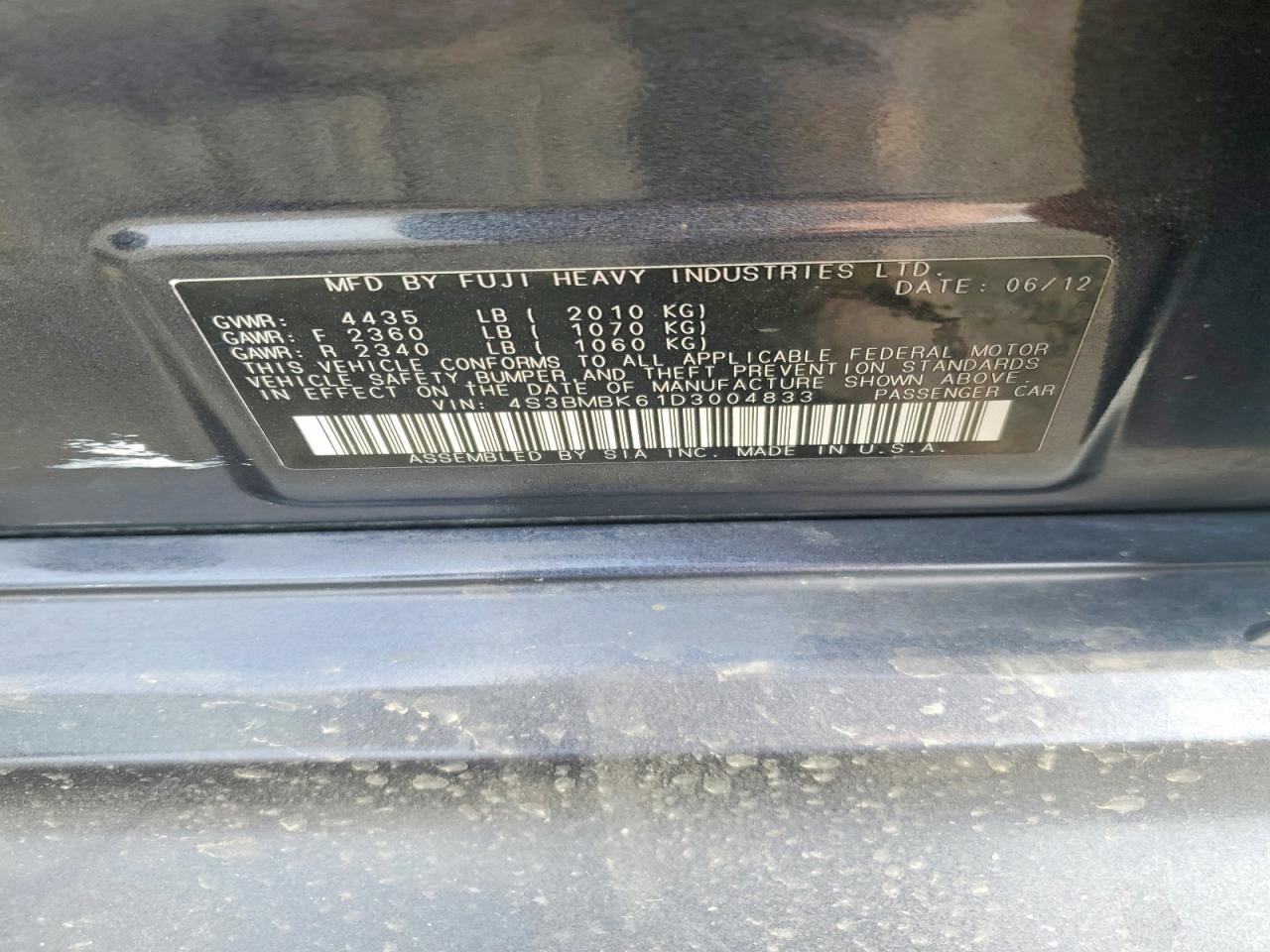 Subaru Legacy 2.5i Limited