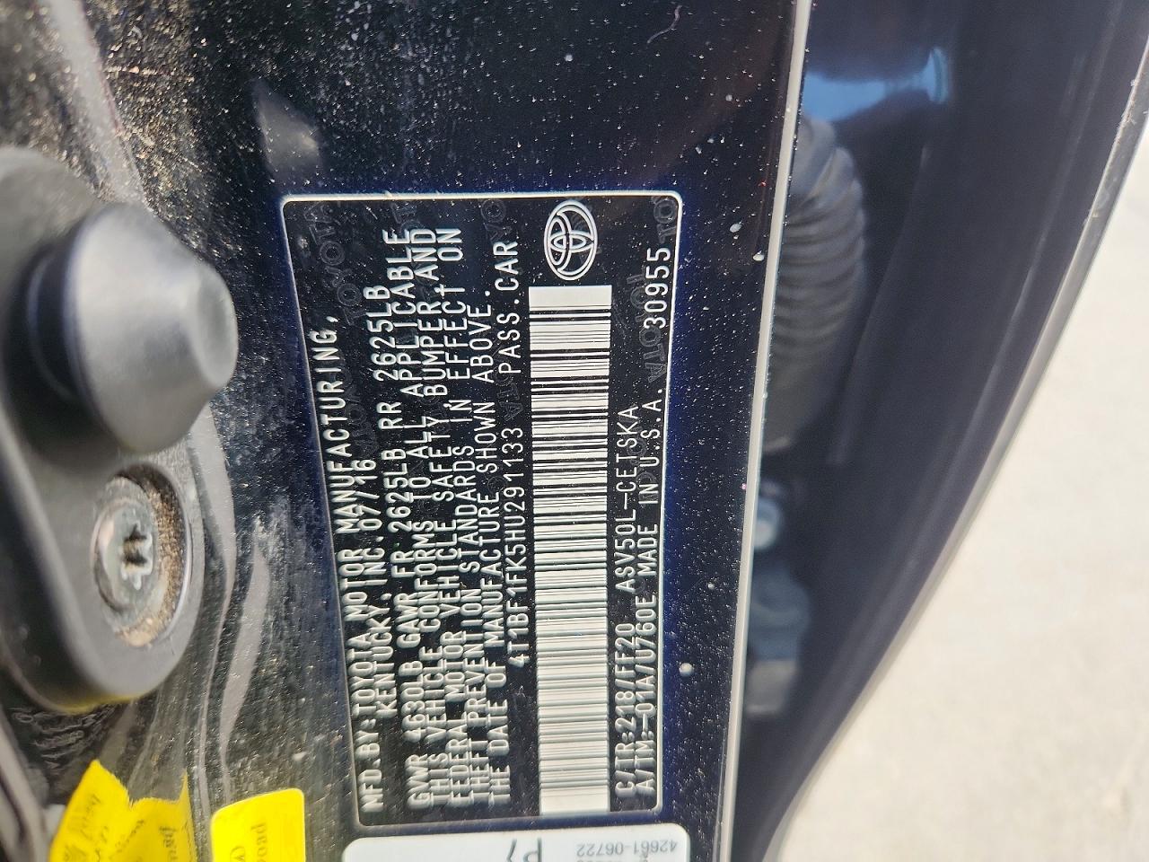 Toyota Camry Se