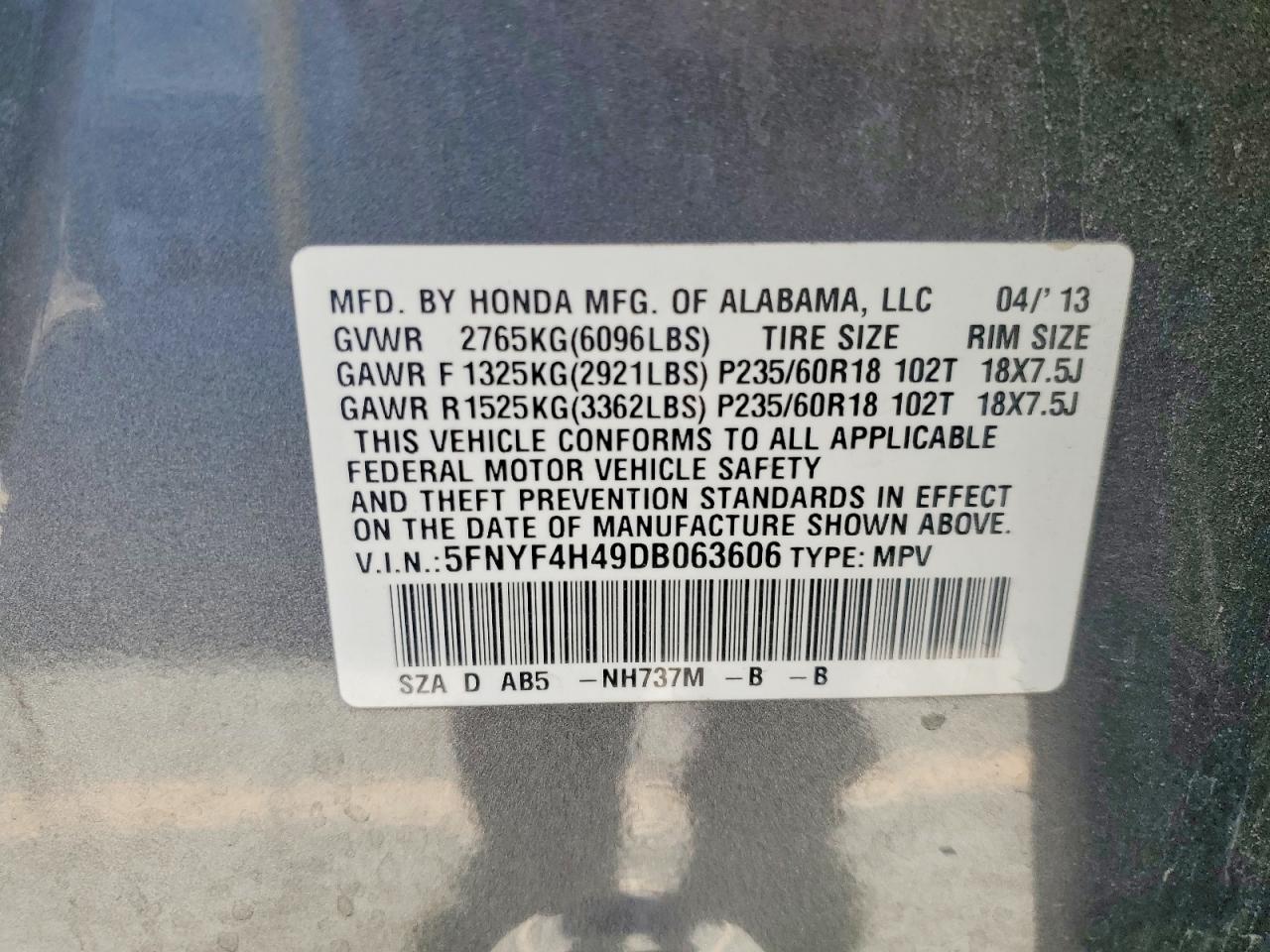 Honda Pilot Ex