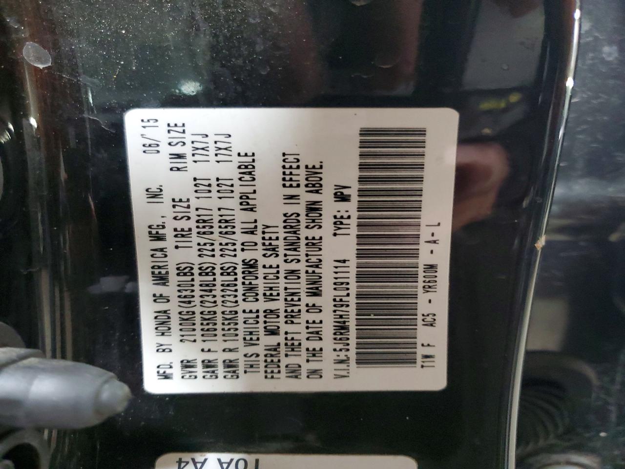 Honda Crv Exl