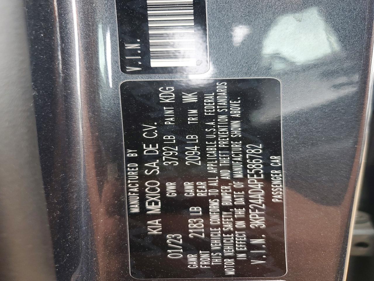 Kia Forte Lxs