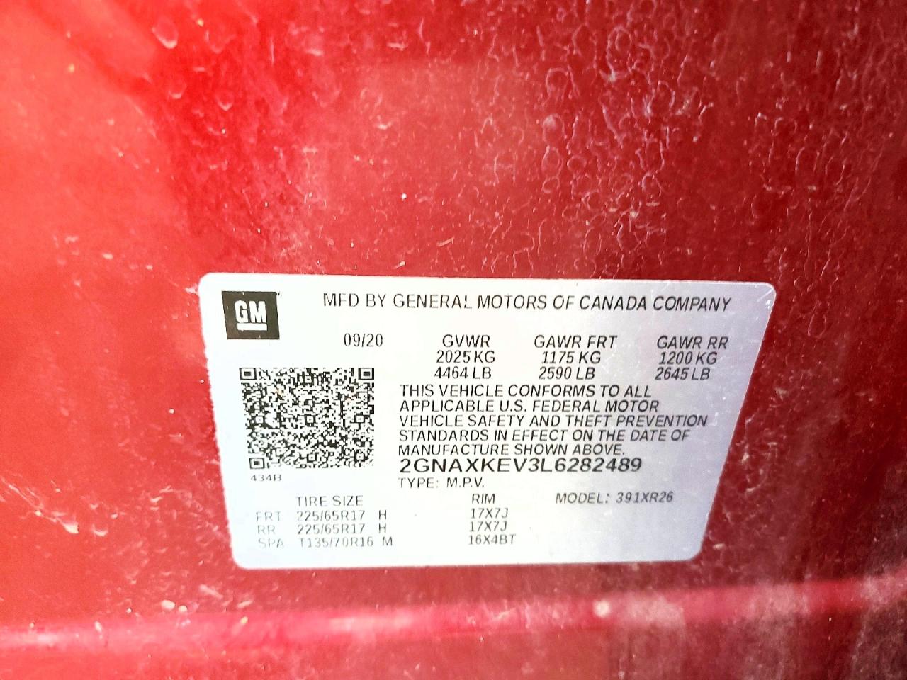 Chevrolet Equinox Lt