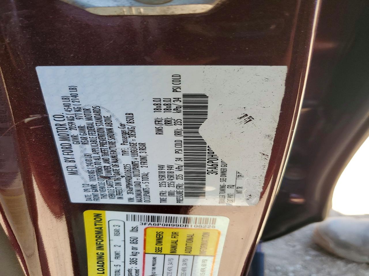 Ford Fusion Se