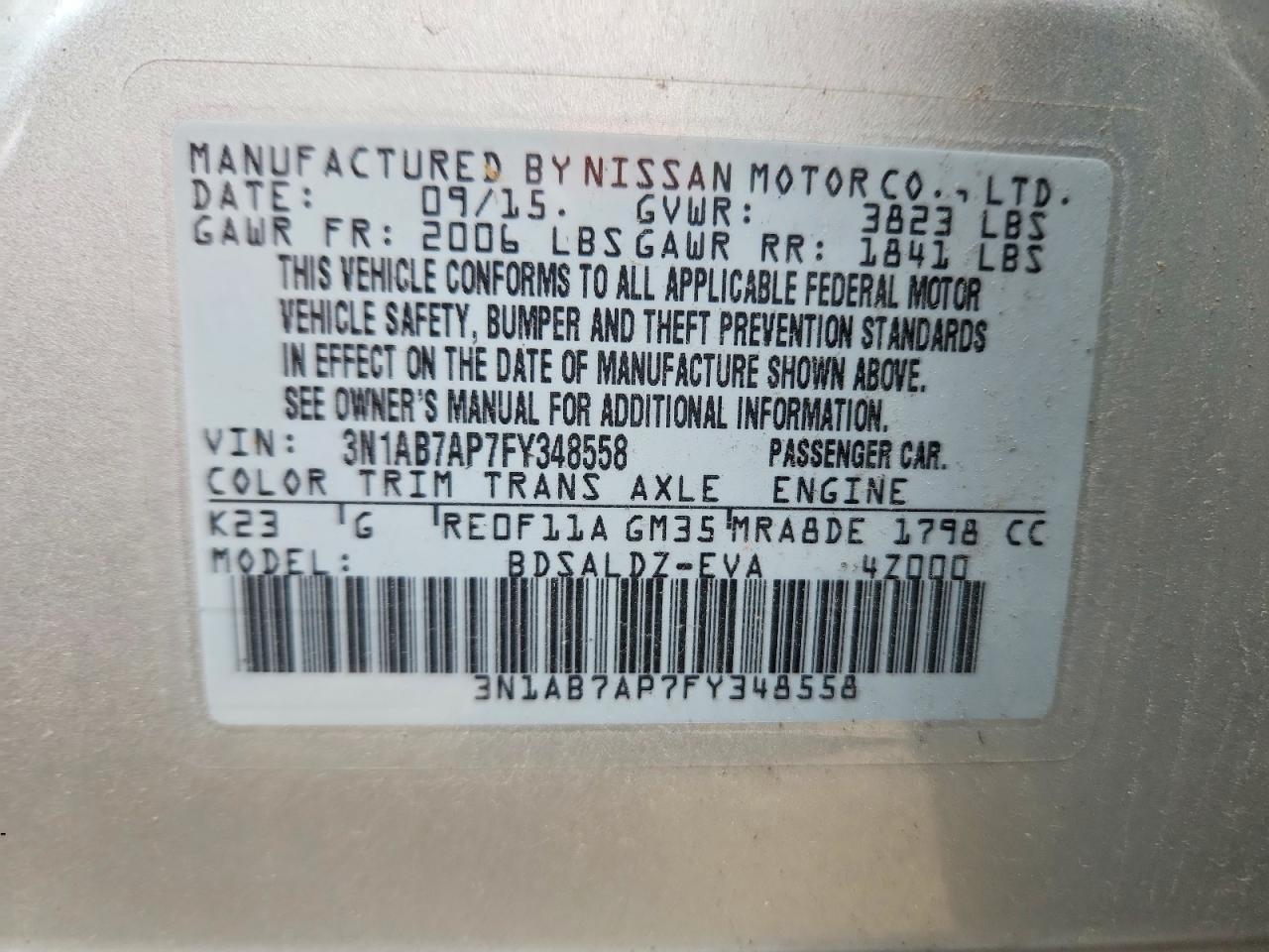Nissan Sentra Sv