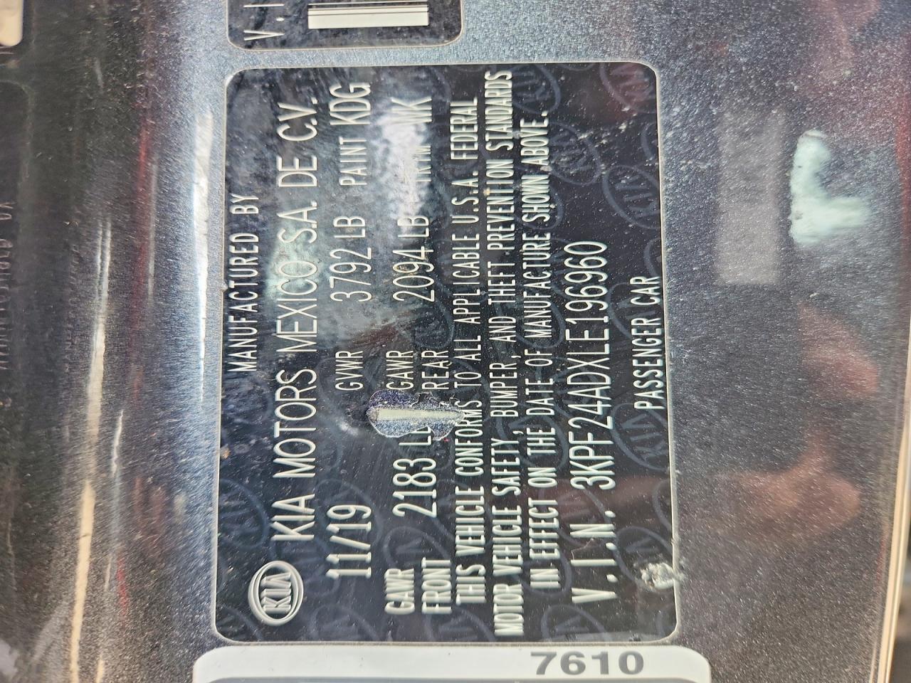 Kia Forte Lxs