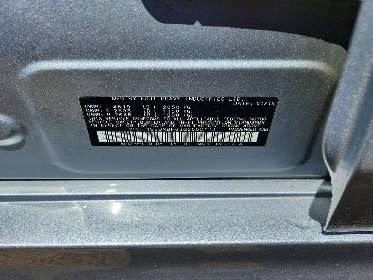 Subaru Legacy 2.5i Premium
