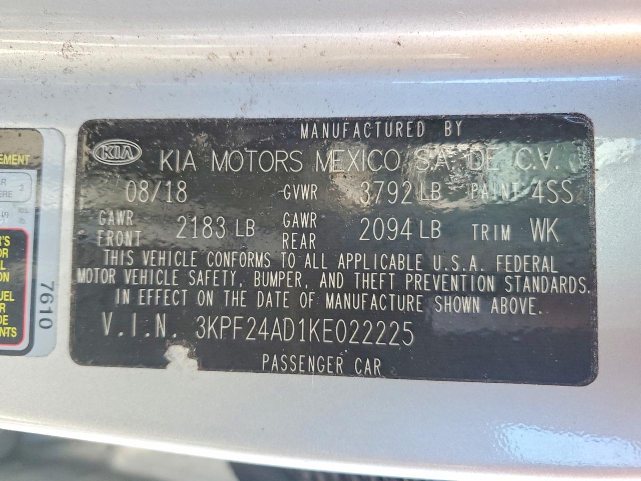 Kia Forte Lxs