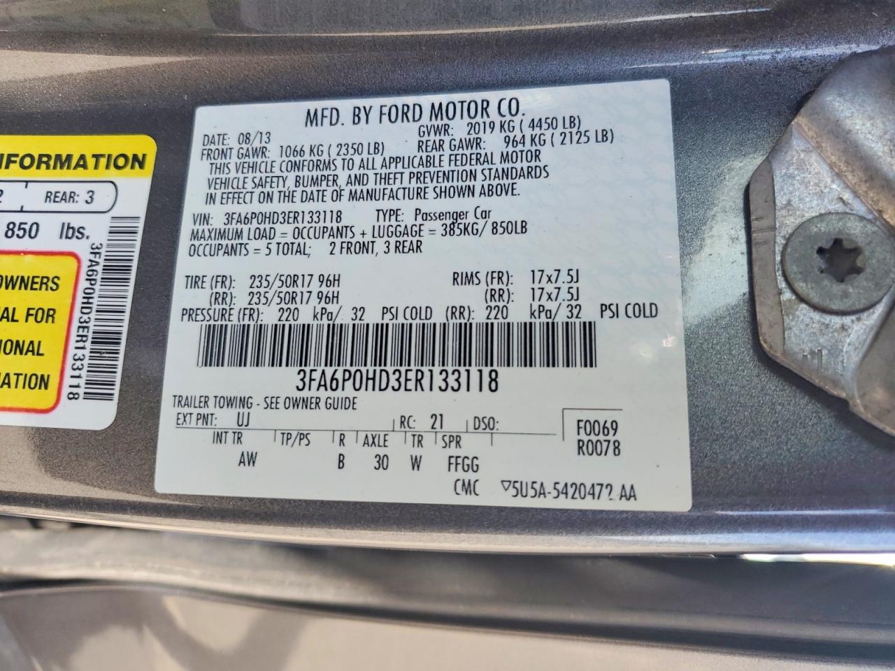 Ford Fusion Se