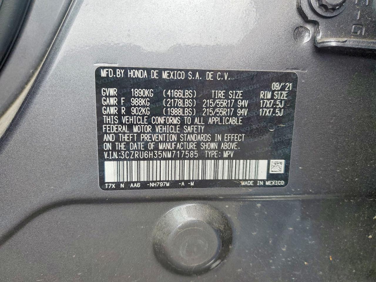 Honda HR-V Lx