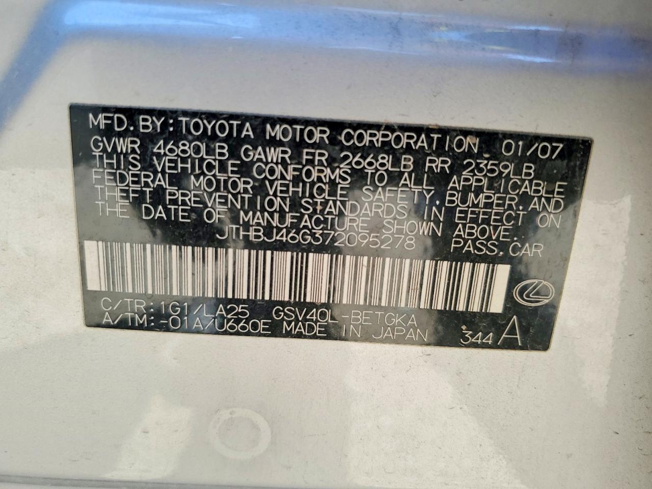 Lexus Es 350
