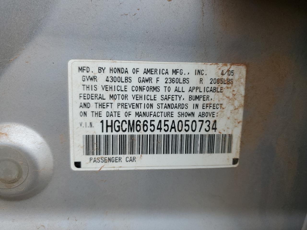 Honda Accord Ex