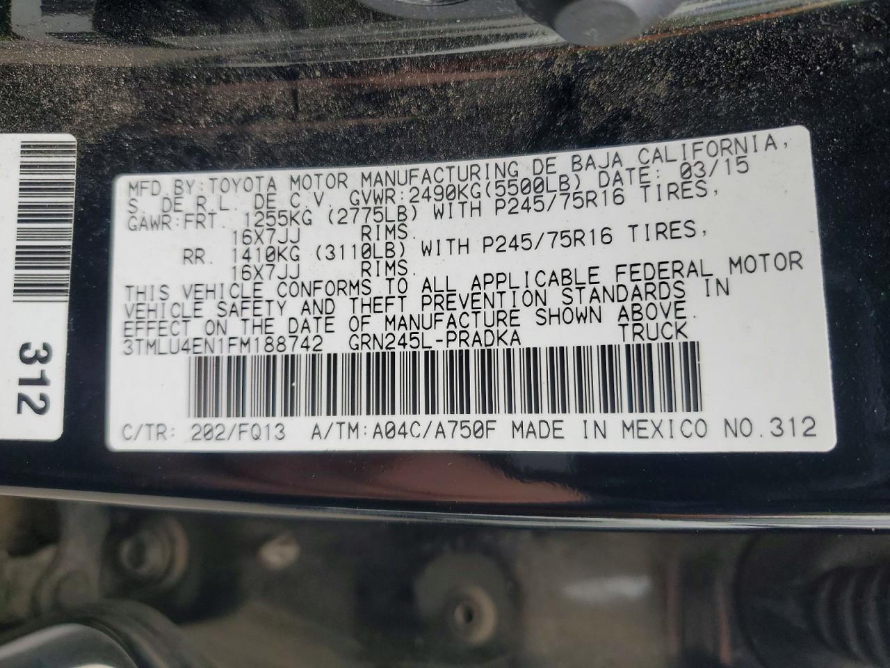Toyota Tacoma V6