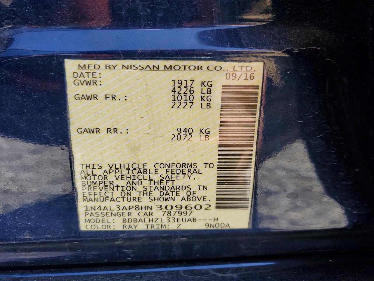 Nissan Altima 2.5 Sr