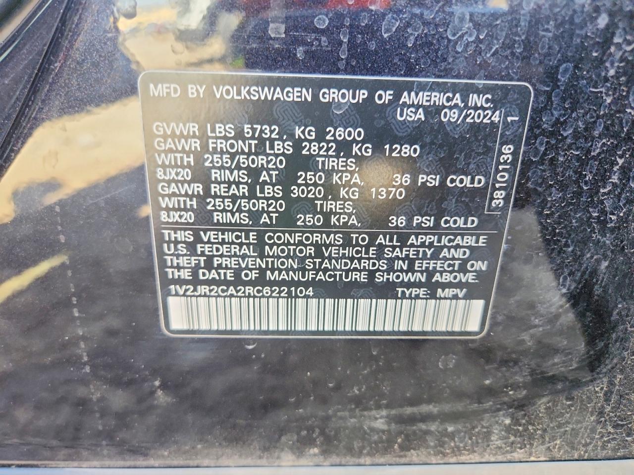 Volkswagen Atlas Se