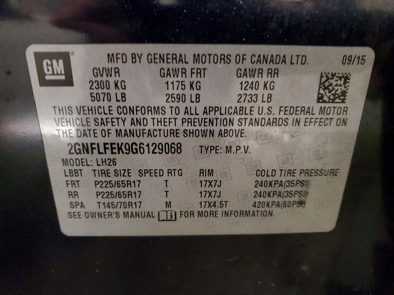 Chevrolet Equinox Lt