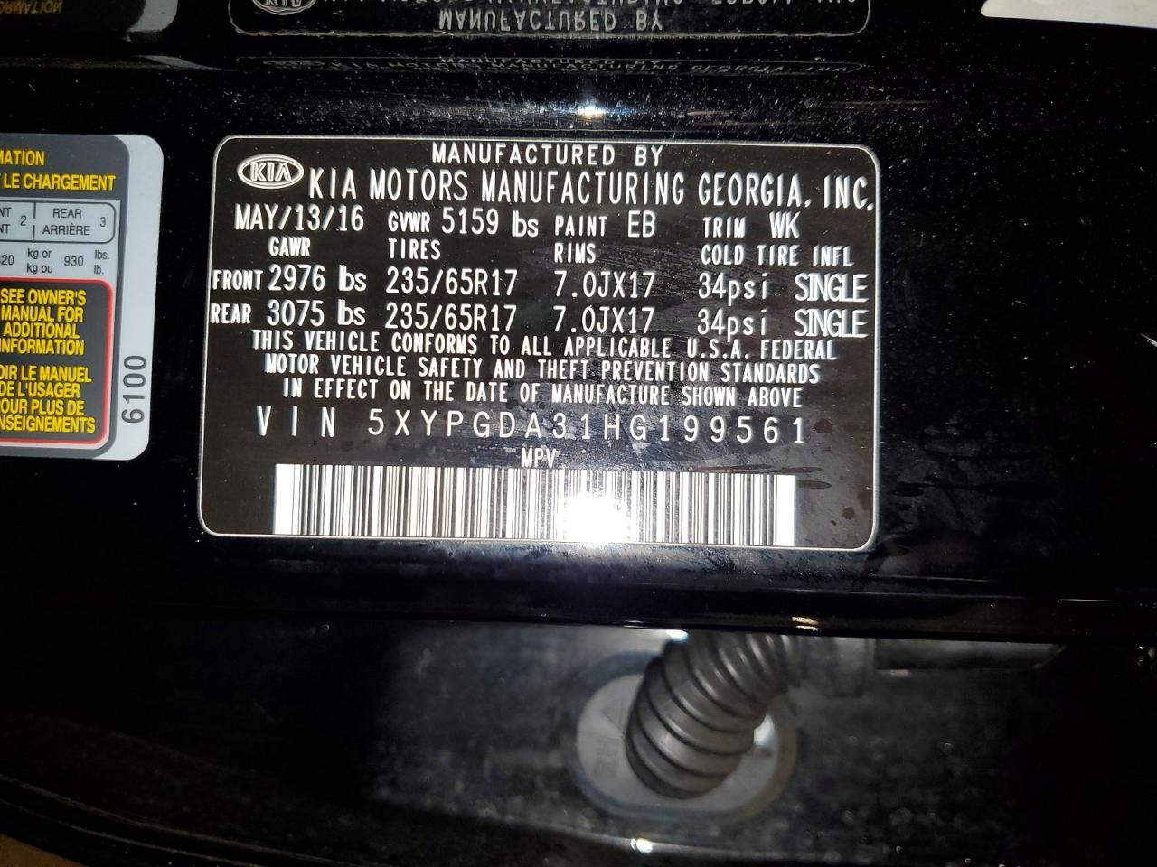 Kia Sorento Lx