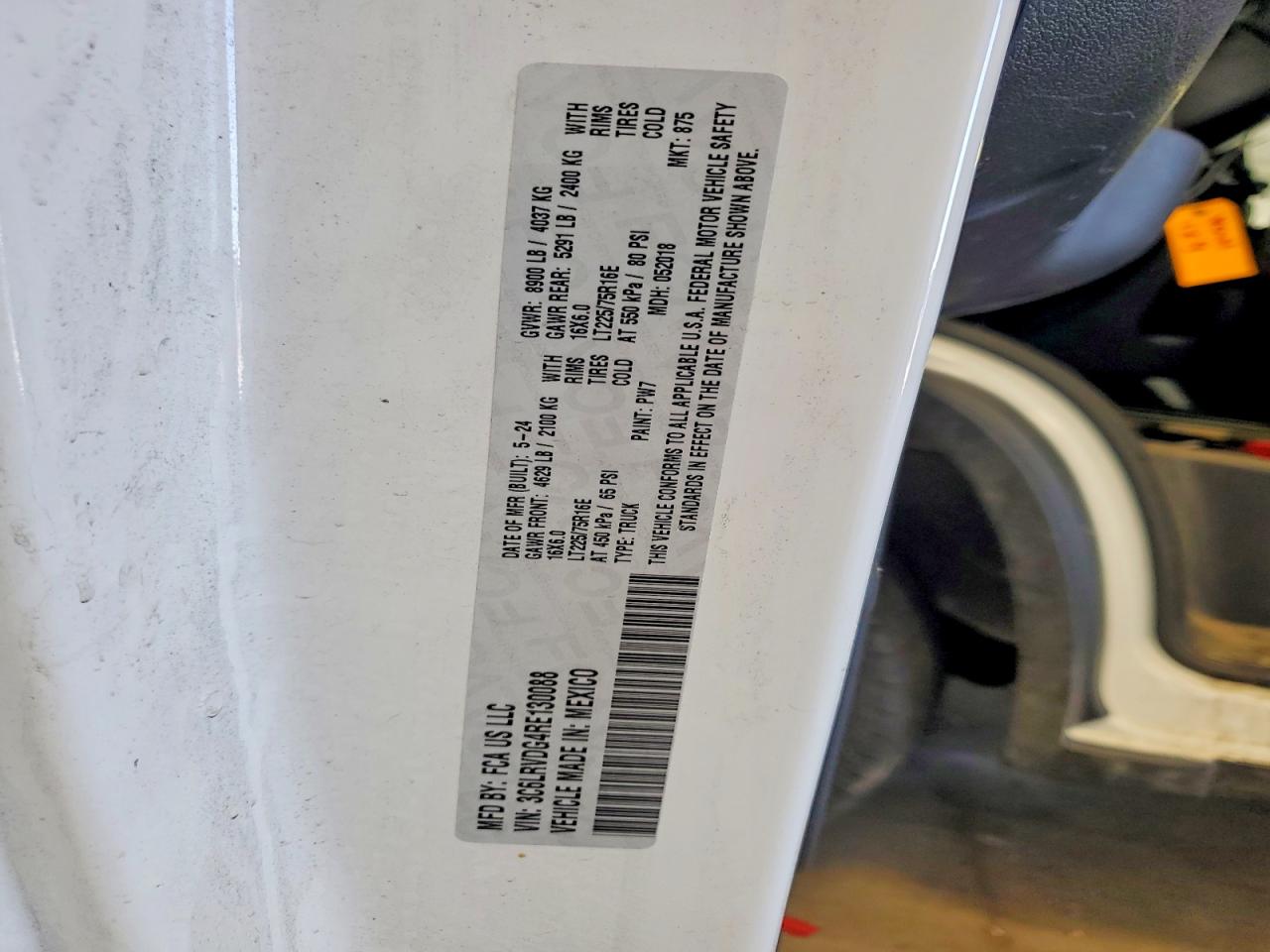 Ram Promaster 2500 High